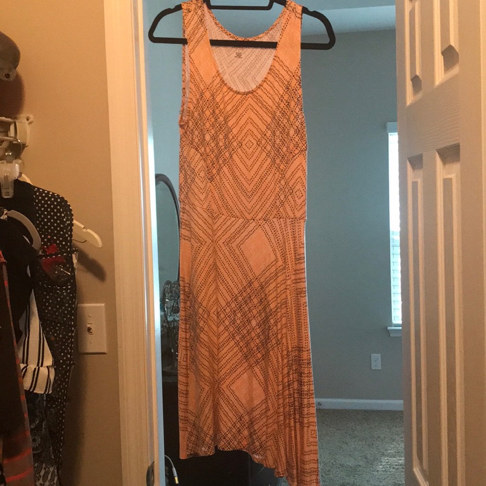 Blue and orange size m dress